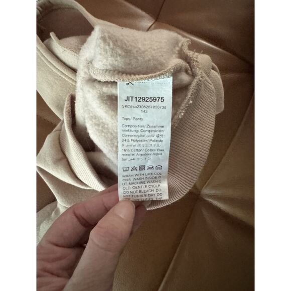 Cozy Cub Brown Daddy’s Mini Neutral Fleece Lined Pullover Hoodie Size 1-3 Months - Picture 5 of 5